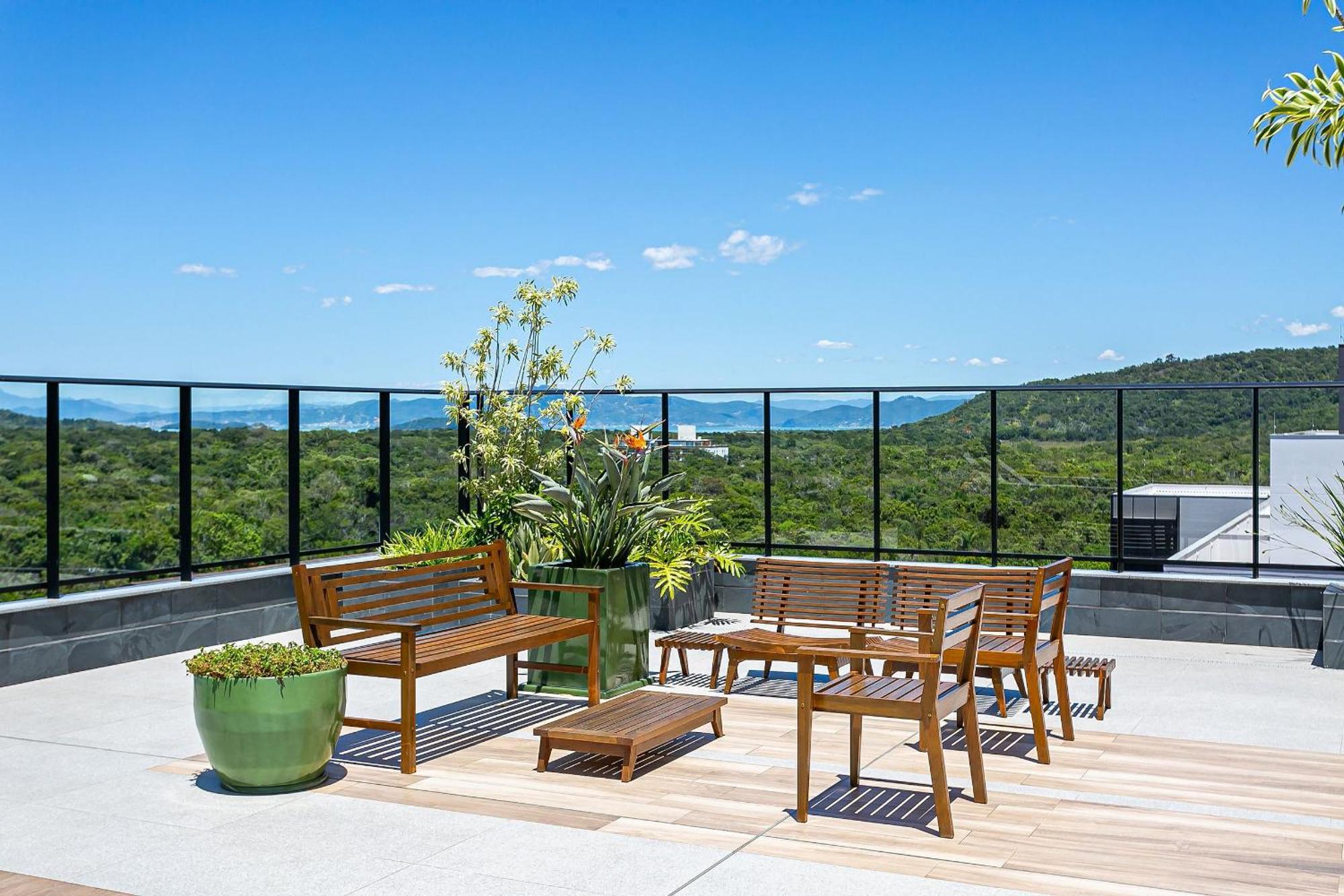 Apartment Wi-fi 300mb | Rooftop Com Piscina Em Jurere #ja15 Florianopolis